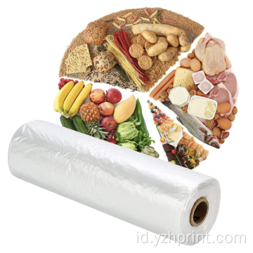 Kantong penyimpanan makanan plastik kantong plastik makanan transparan